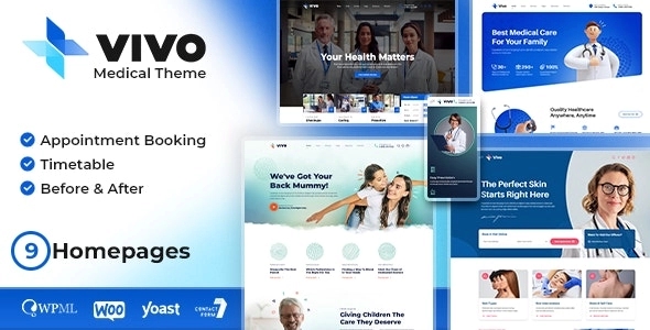 Vivo – Health and Medical WordPress Theme 1.0.7