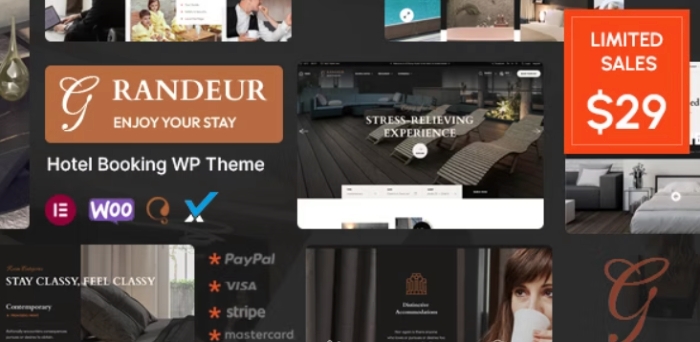 Grandeur – Hotel Booking WordPress Theme 1.0