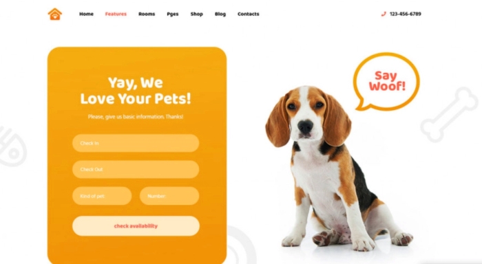 Petotel – Pet Sitting Website Template for Pet Care Business 1.3.3