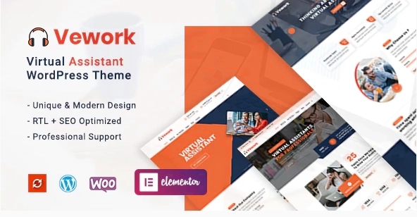 Vework β Virtual Assistant WordPress Theme 1.0.3