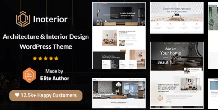 Inoterior – Architecture & Interior Designer WP Theme + RTL 4.5