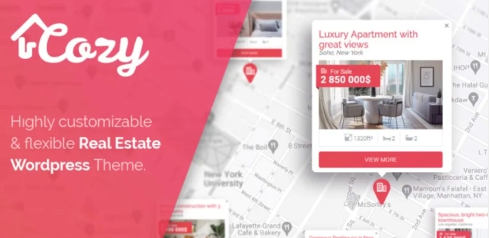 Cozy – Real Estate WordPress Theme 1.0.0