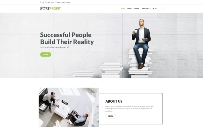 SortProfit – Business & Finance WordPress Theme 1.0.0