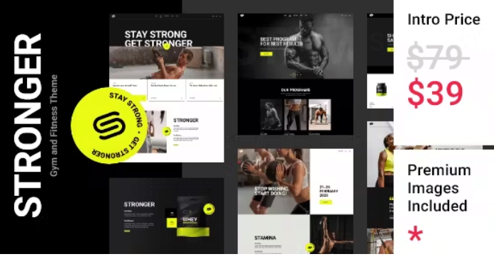 Stronger – Gym and Fitness Theme 1.0