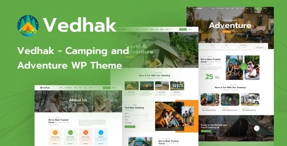 Vedhak – Camping and Adventure WordPress Theme 1.0.0