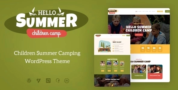 Hello Summer – A Children Holiday Camp WP Theme 1.1.3