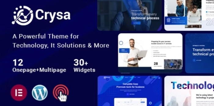 Crysa – IT Solutions WP Theme 1.0.4