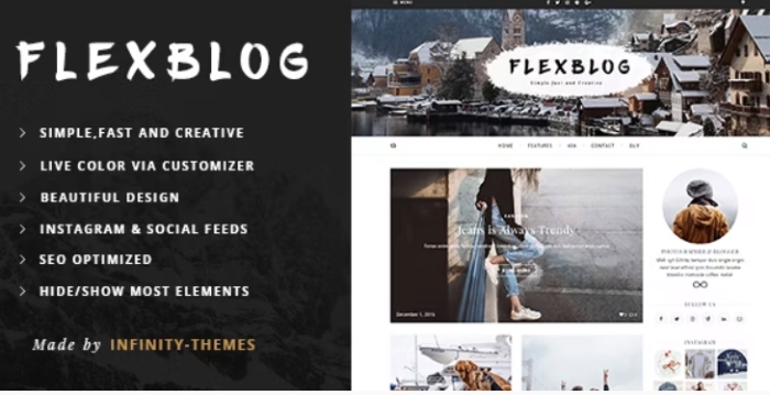 Flexblog – A Personal WordPress Blog Theme 1.6.2
