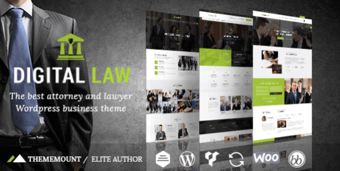 Digital Law - Attorney & Legal Advisor WP Theme 12.8