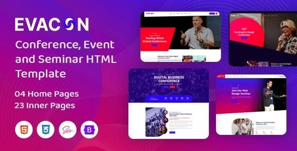 Evacon – Event & Conference WordPress Theme 1.0.7