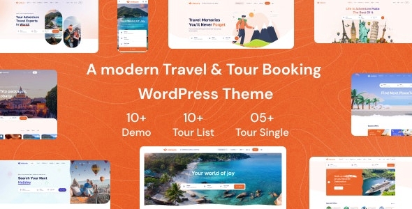 Tourio – Travel & Tour Booking WordPress Theme 1.0.2