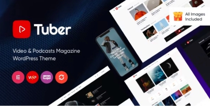 Tuber – Video Blog & Podcast WordPress Theme 1.0.0
