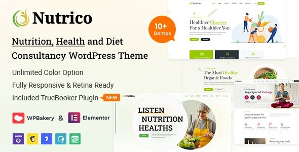Nutrico β Nutrition Health Services WordPress Theme