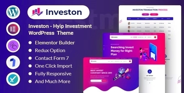 Investon – Investment Business Finance Consulting Agency WP Theme 1.0.1