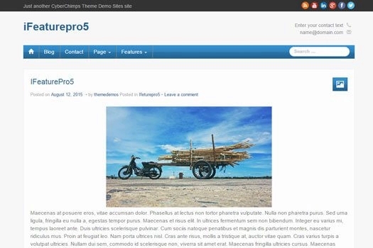 CyberChimps iFeature Pro 5 WordPress Theme 6.15