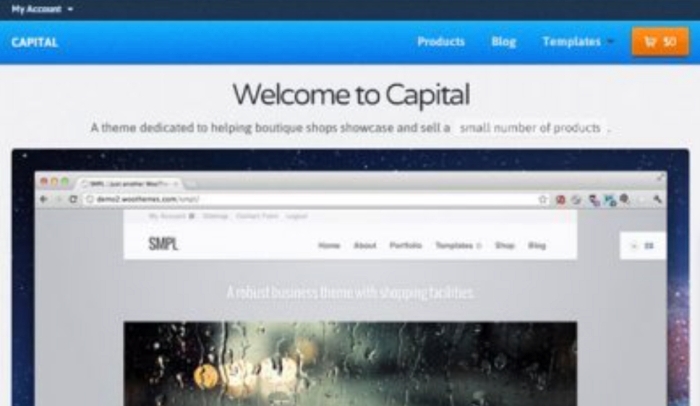 WooThemes Capital Premium Theme 1.4.1