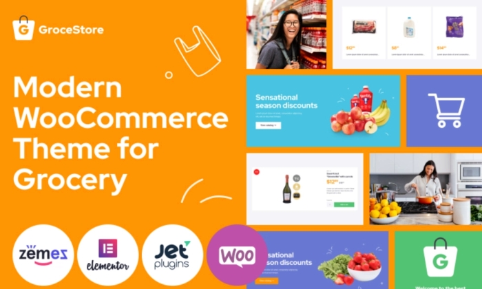 GroceStore – Bright And Attractive Grocery eCommerce Website 1.0.0