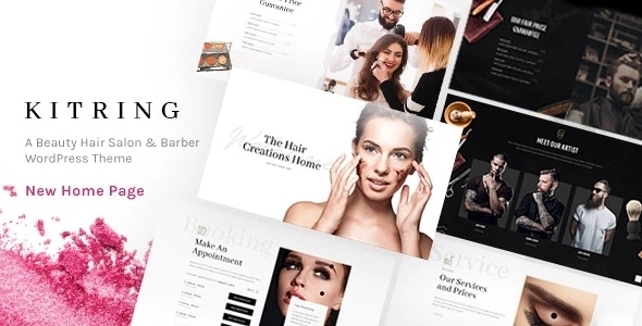 Kitring – A Beauty & Hair Salon WordPress Theme 2.8