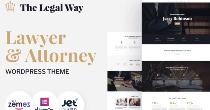 The Legal Way – Lawyer & Attorney WordPress Theme 1.0.0