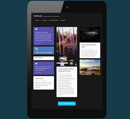 CyberChimps Vertical WordPress Theme 1.2