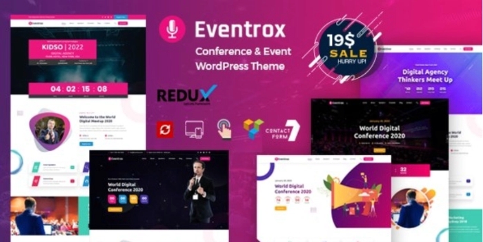 Eventrox – Conference and Event WordPress Theme