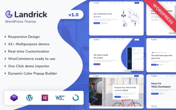 Landrick – Multipurpose WordPress Theme 1.1.0