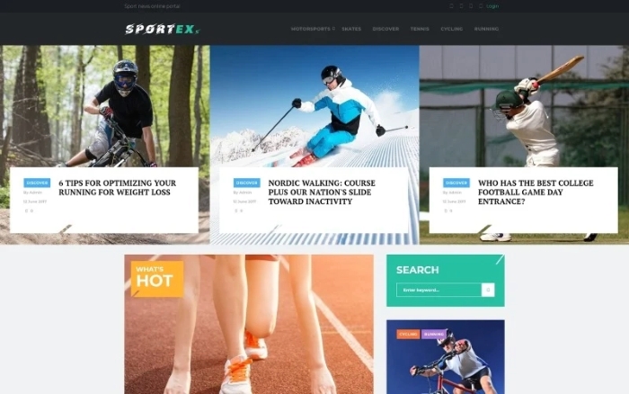 Sportex - Sports News Responsive WordPress Theme 1.0.0