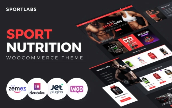 SportLabs – Sport Nutrition WooCommerce Theme 1.0.0