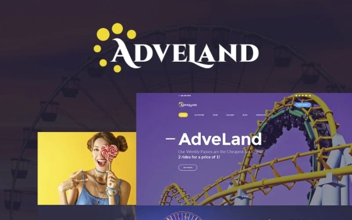 Adveland β Amusement Park Responsive WP Theme 1.0.0