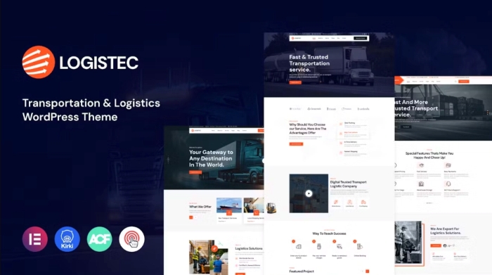 Logistec – Transportation & Logistics WordPress 1.0.1