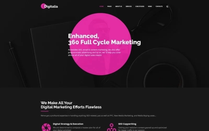 Digitalia – Digital Agency WordPress Theme 1.0.0