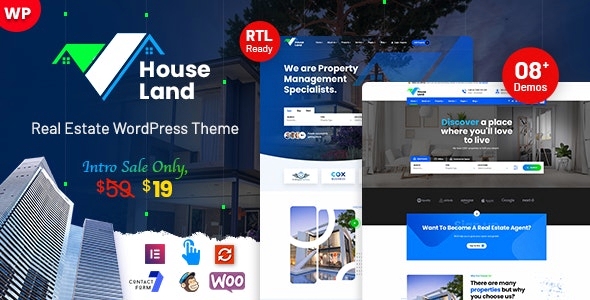 Houseland - Real Estate WordPress Theme 1.2
