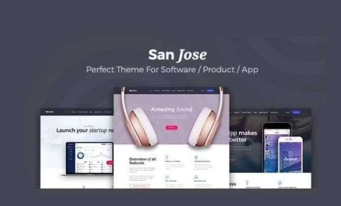 SanJose – Landing Page WP Theme 1.1.7