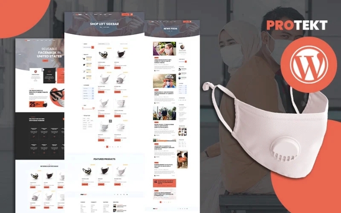 Protekt Medical Face Mask Store WooCommerce 1.0.1