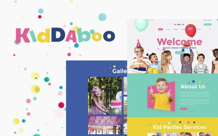 Kiddaboo – Kid Parties Services Responsive WP Theme 1.0.0