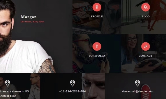 Morgan – Resume vCard and Profile Theme 3.5.1