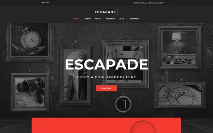 Escapade – Escape Room Responsive WordPress Theme 1.0.0