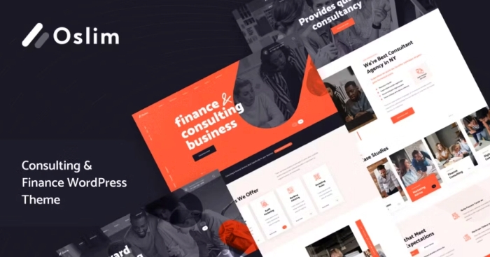 Oslim – Consulting & Finance WordPress Theme 1.0