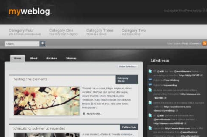 WooThemes Myweblog Premium Theme 1.4.2