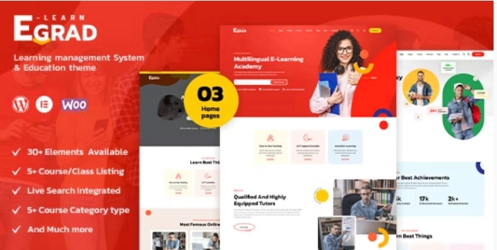 Egrad - LMS Education WordPress 1.0.2