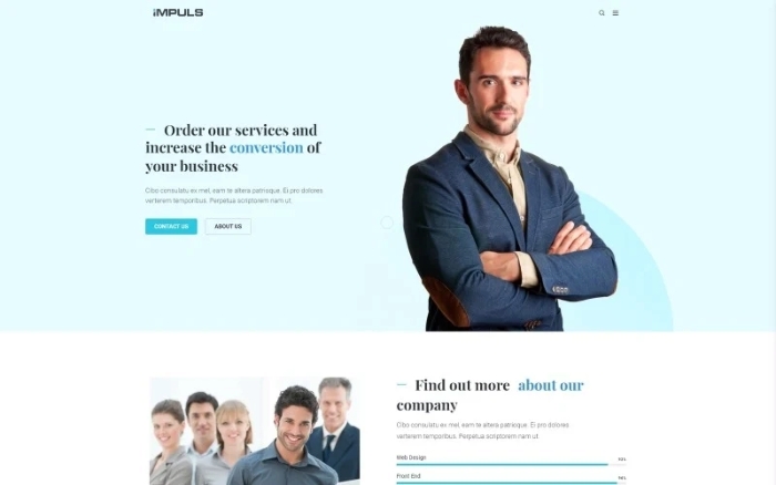 Impuls – Minimal Creative Business WordPress Elementor Theme 1.0.0