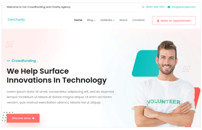 TishCharity – Charity and Crowdfunding WordPress Theme 1.0.0
