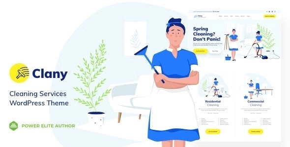 Clany - Cleaning Services WordPress Theme 12.1