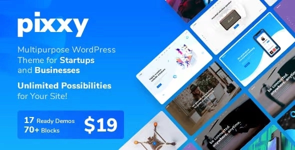 Pixxy – Landing PageWP Theme 1.1.5