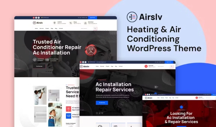 Airslv – Heating & Air Conditioning WordPress Theme 1.0