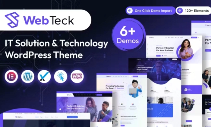 Webteck – IT-Lösung und Technologie WordPress The 1.0.0