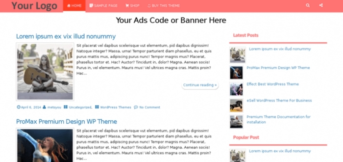 ReFresh Pro WP Theme by insertcart 2.6.1