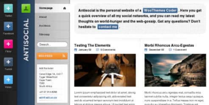 WooThemes Antisocial Premium Theme 1.3.5