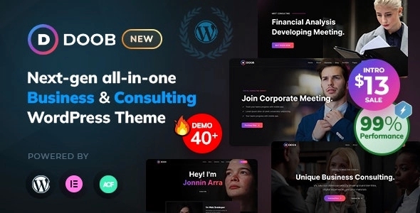 Doob – Business & Consulting WordPress Theme 1.1.0