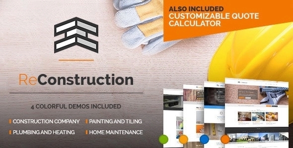 ReConstruction – Contractor & Building Theme 1.5.3